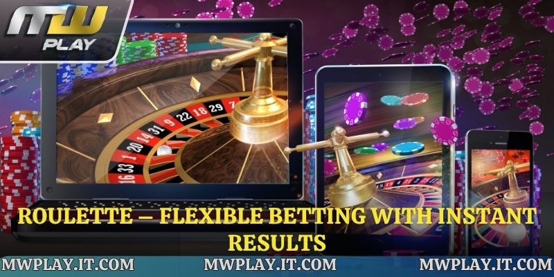 Roulette at Mwplay offers many attractive betting options